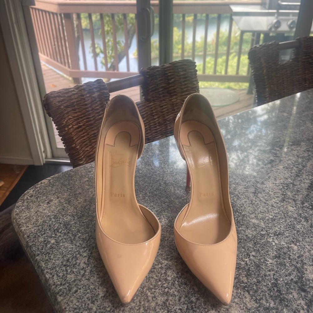 Christian Louboutin pale pink shoes 39.5